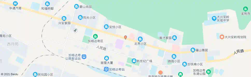 大兴安岭步行街_公交站地图_大兴安岭公交_妙搜公交查询2025