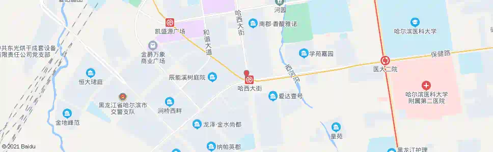 哈尔滨团结综合商场_公交站地图_哈尔滨公交_妙搜公交查询2025