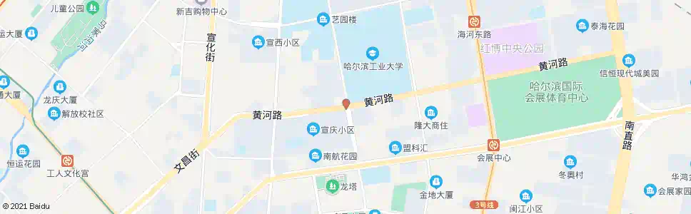 哈尔滨宣庆小区_公交站地图_哈尔滨公交_妙搜公交查询2025
