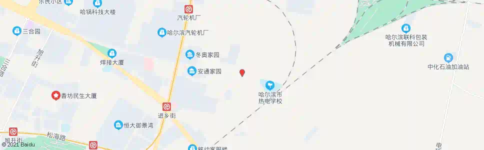 哈尔滨热电厂_公交站地图_哈尔滨公交_妙搜公交查询2025