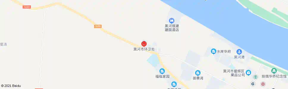 黑河市环卫处_公交站地图_黑河公交_妙搜公交查询2025