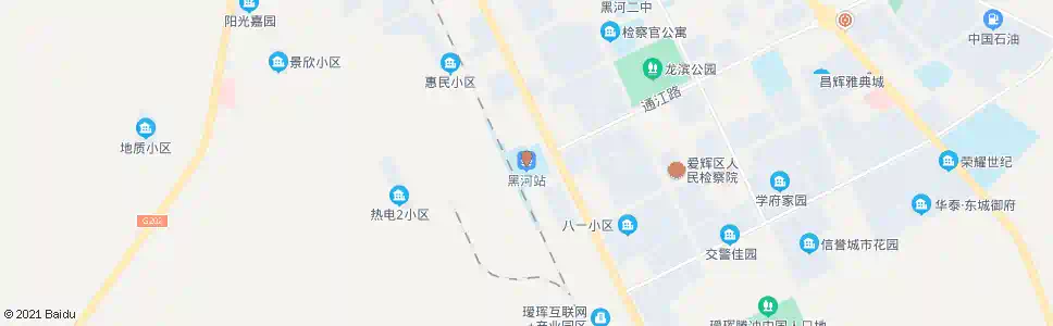 黑河众城_公交站地图_黑河公交_妙搜公交查询2025