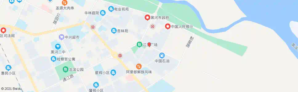 黑河商贸大厦_公交站地图_黑河公交_妙搜公交查询2025