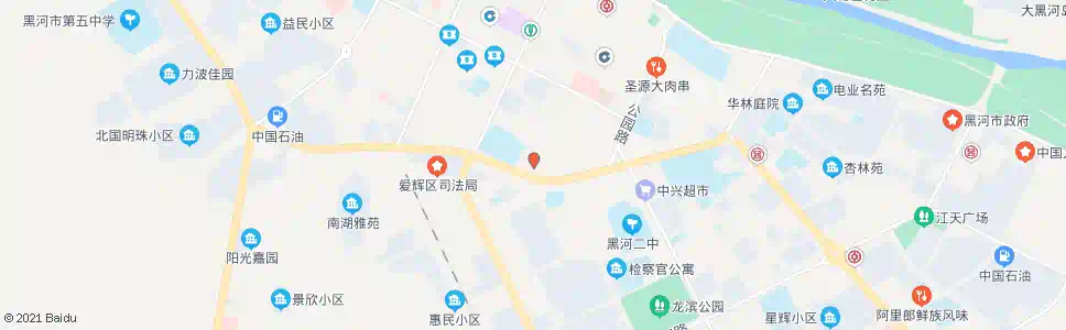 黑河花园派出所_公交站地图_黑河公交_妙搜公交查询2025
