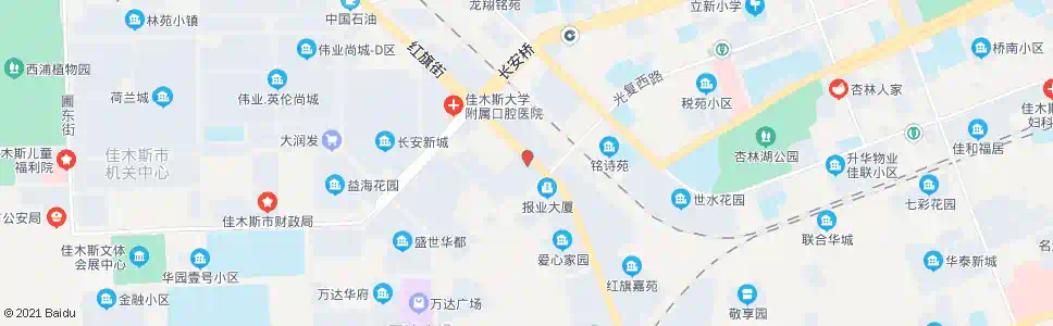 佳木斯报业大厦_公交站地图_佳木斯公交_妙搜公交查询2025