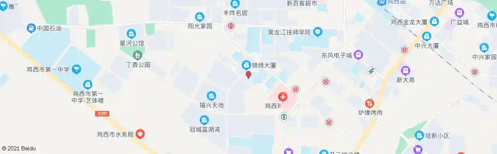 鸡西亚泰洗浴中心_公交站地图_鸡西公交_妙搜公交查询2025