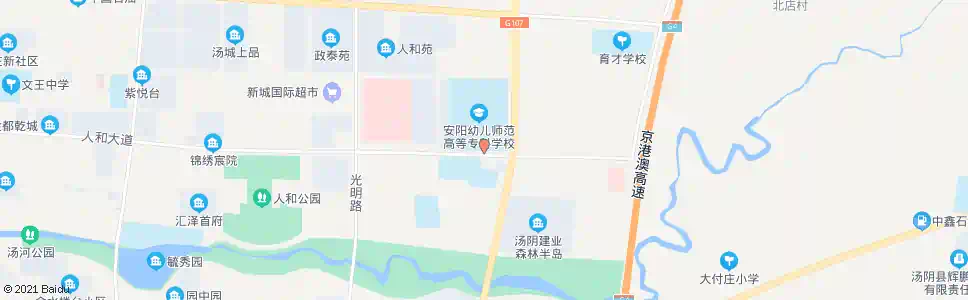 安阳幼师_公交站地图_安阳公交_妙搜公交查询2025