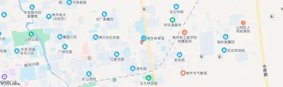 焦作体育馆_公交站地图_焦作公交_妙搜公交查询2025