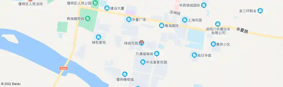 洛阳绿城花园_公交站地图_洛阳公交_妙搜公交查询2025
