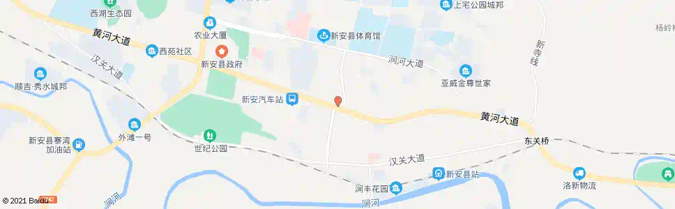 洛阳新城加油站_公交站地图_洛阳公交_妙搜公交查询2025