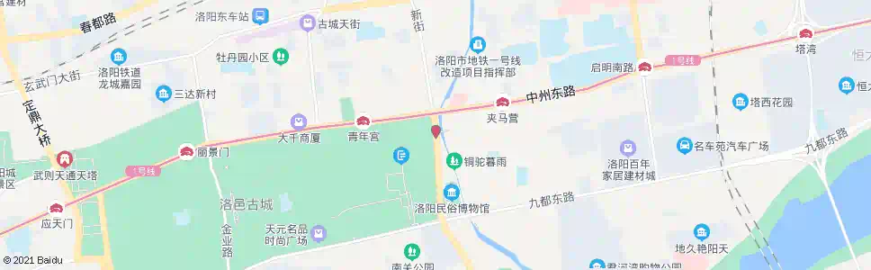 洛阳新街中州东路口_公交站地图_洛阳公交_妙搜公交查询2025