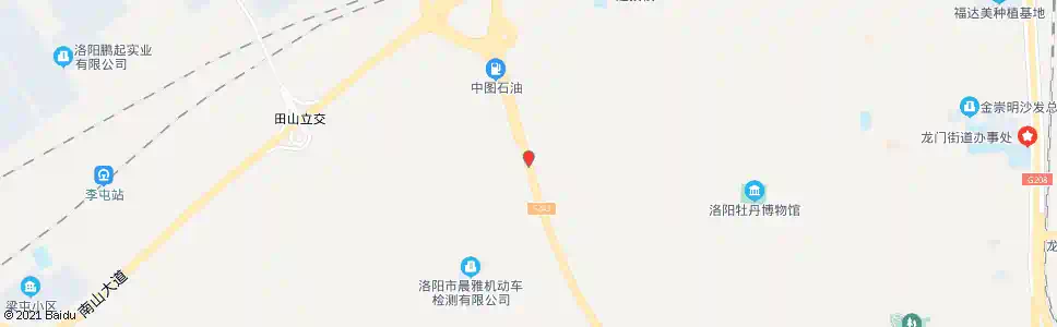 洛阳田山_公交站地图_洛阳公交_妙搜公交查询2025