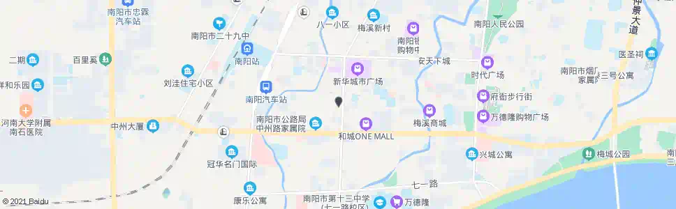 南阳天安保险公司_公交站地图_南阳公交_妙搜公交查询2025