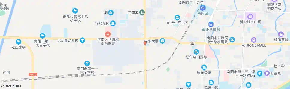 南阳中州路北京路口_公交站地图_南阳公交_妙搜公交查询2025