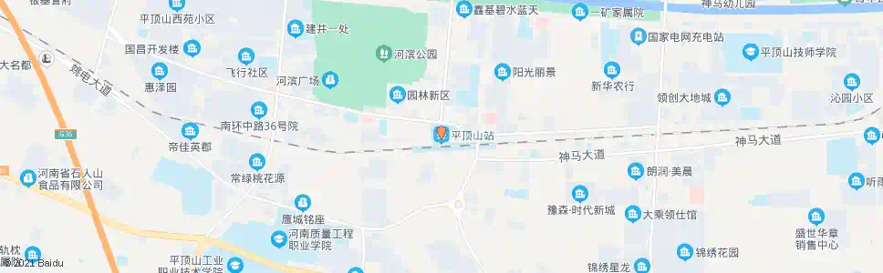 平顶山北环南口_公交站地图_平顶山公交_妙搜公交查询2025