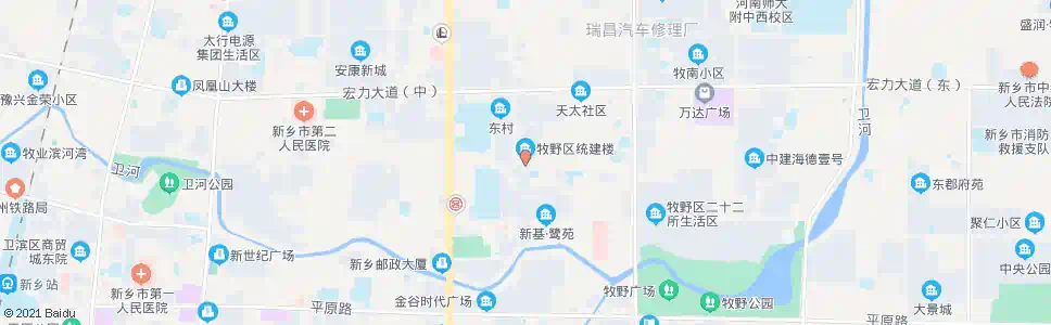 新乡东海市场_公交站地图_新乡公交_妙搜公交查询2025