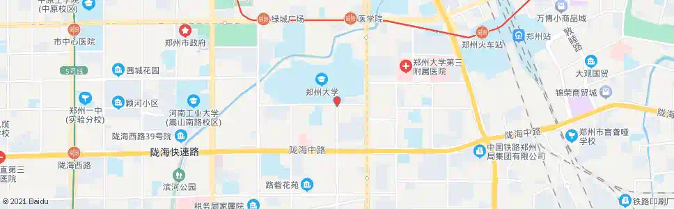郑州大学路桃源路_公交站地图_郑州公交_妙搜公交查询2025