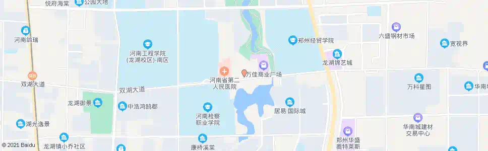 郑州双湖大道高坡岩_公交站地图_郑州公交_妙搜公交查询2025