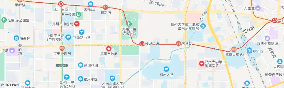 郑州绿城广场站_公交站地图_郑州公交_妙搜公交查询2025