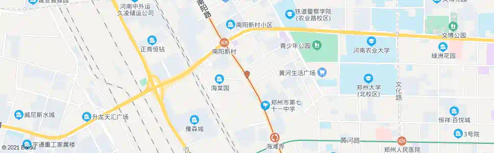郑州南阳路海棠寺_公交站地图_郑州公交_妙搜公交查询2025