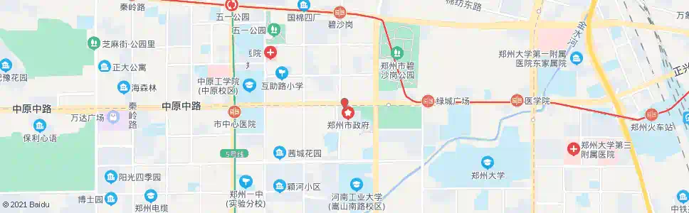 郑州公园北门_公交站地图_郑州公交_妙搜公交查询2025