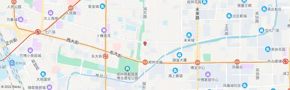 郑州城东路商城路_公交站地图_郑州公交_妙搜公交查询2025