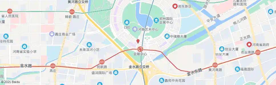 郑州商务内环路商务西八街站_公交站地图_郑州公交_妙搜公交查询2025