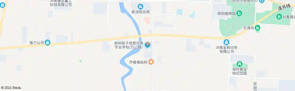 郑州万山路电子中专_公交站地图_郑州公交_妙搜公交查询2025