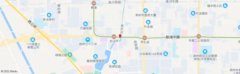 郑州航海路工人路_公交站地图_郑州公交_妙搜公交查询2025