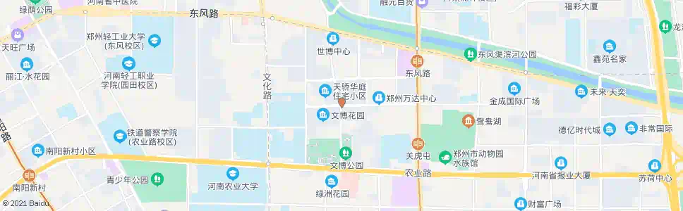 郑州农科路文博东路_公交站地图_郑州公交_妙搜公交查询2025