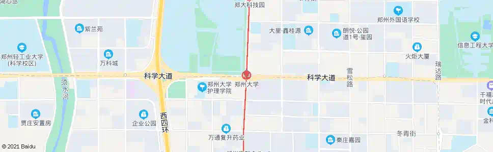 郑州郑州大学站_公交站地图_郑州公交_妙搜公交查询2025