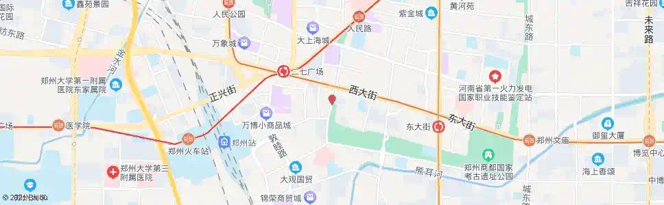 郑州南顺城街西大街站_公交站地图_郑州公交_妙搜公交查询2025