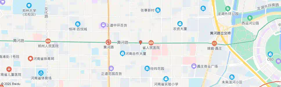 郑州经四路黄河路_公交站地图_郑州公交_妙搜公交查询2025
