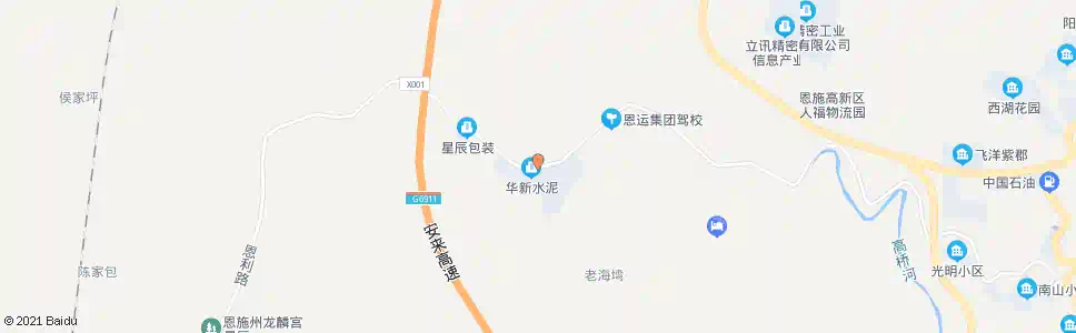 恩施华新水泥厂_公交站地图_恩施公交_妙搜公交查询2025