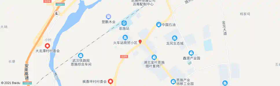 恩施桂花树_公交站地图_恩施公交_妙搜公交查询2025
