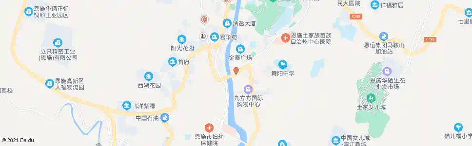 恩施清江桥_公交站地图_恩施公交_妙搜公交查询2025
