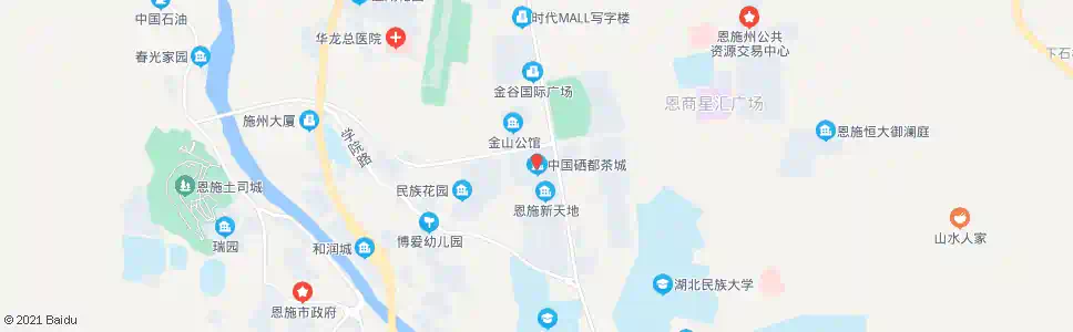 恩施硒都茶城_公交站地图_恩施公交_妙搜公交查询2025