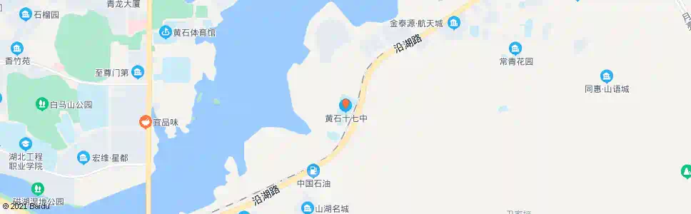 黄石十七中_公交站地图_黄石公交_妙搜公交查询2025
