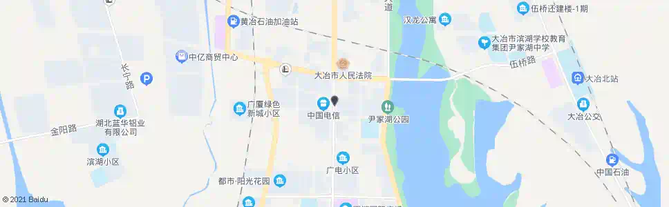 黄石湖景花园_公交站地图_黄石公交_妙搜公交查询2025