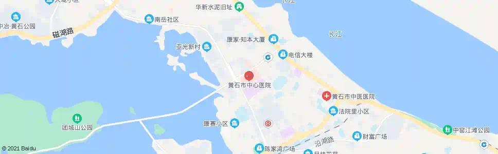 黄石中心医院_公交站地图_黄石公交_妙搜公交查询2025