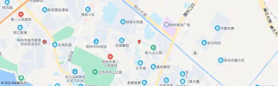 荆州梨园小区_公交站地图_荆州公交_妙搜公交查询2025