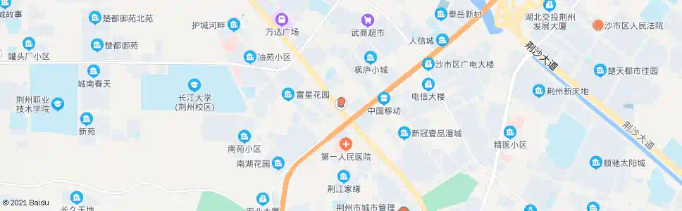 荆州荆沙路_公交站地图_荆州公交_妙搜公交查询2025