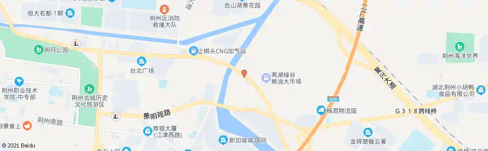 荆州两湖物流中心_公交站地图_荆州公交_妙搜公交查询2025