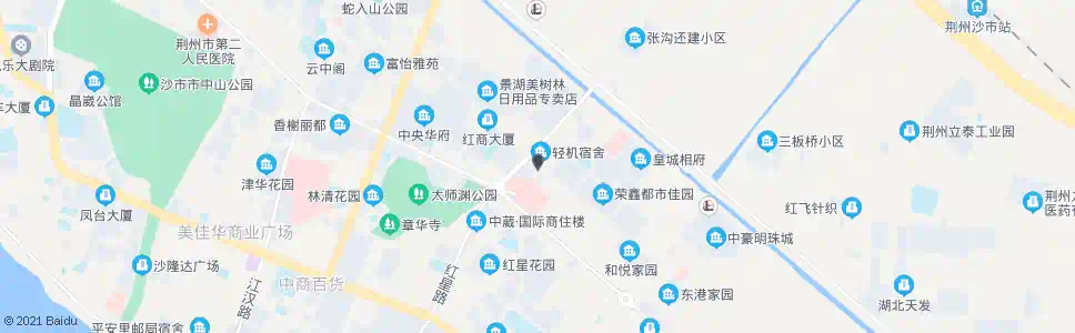 荆州红星北路口_公交站地图_荆州公交_妙搜公交查询2025