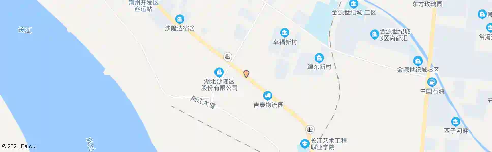 荆州北京路_公交站地图_荆州公交_妙搜公交查询2025