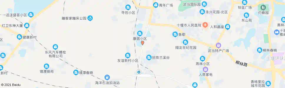 十堰市十三中_公交站地图_十堰公交_妙搜公交查询2025