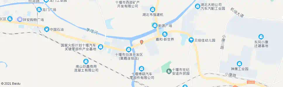 十堰军转站_公交站地图_十堰公交_妙搜公交查询2025