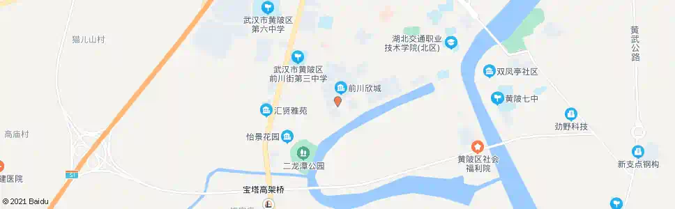 武汉人民道黄陂职高_公交站地图_武汉公交_妙搜公交查询2025