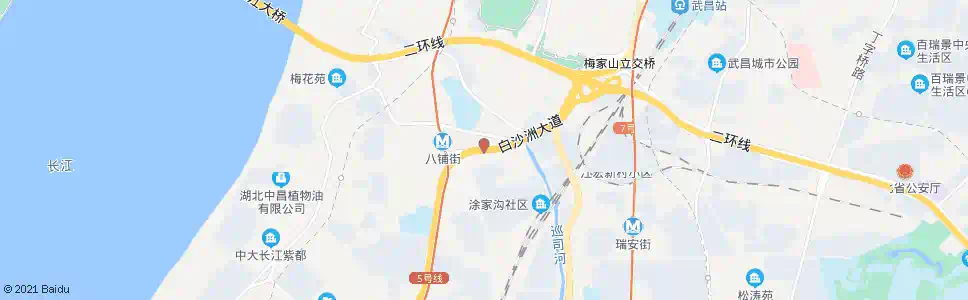 武汉白沙洲大道武泰闸_公交站地图_武汉公交_妙搜公交查询2025