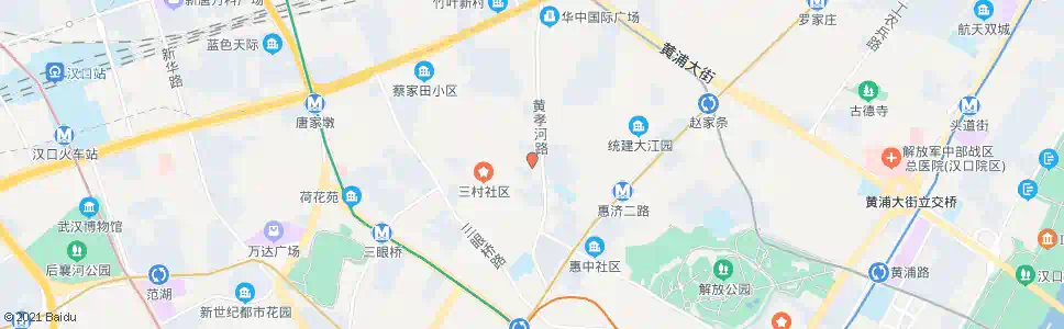 武汉花桥一村停车场_公交站地图_武汉公交_妙搜公交查询2025